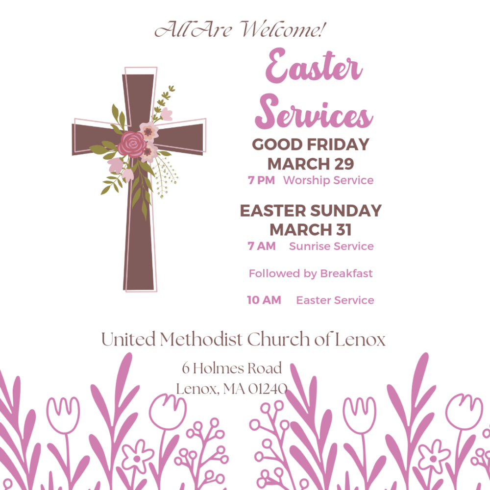 Easter at United Methodist Church Lenox MA Chamber of Commerce