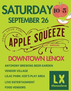 This Holiday Weekend has us feeling that celebratory community spirit and nothing quite compares to The Apple Squeeze in our Village 🍎🍏❤️. 

Save the date for the 45th Annual!