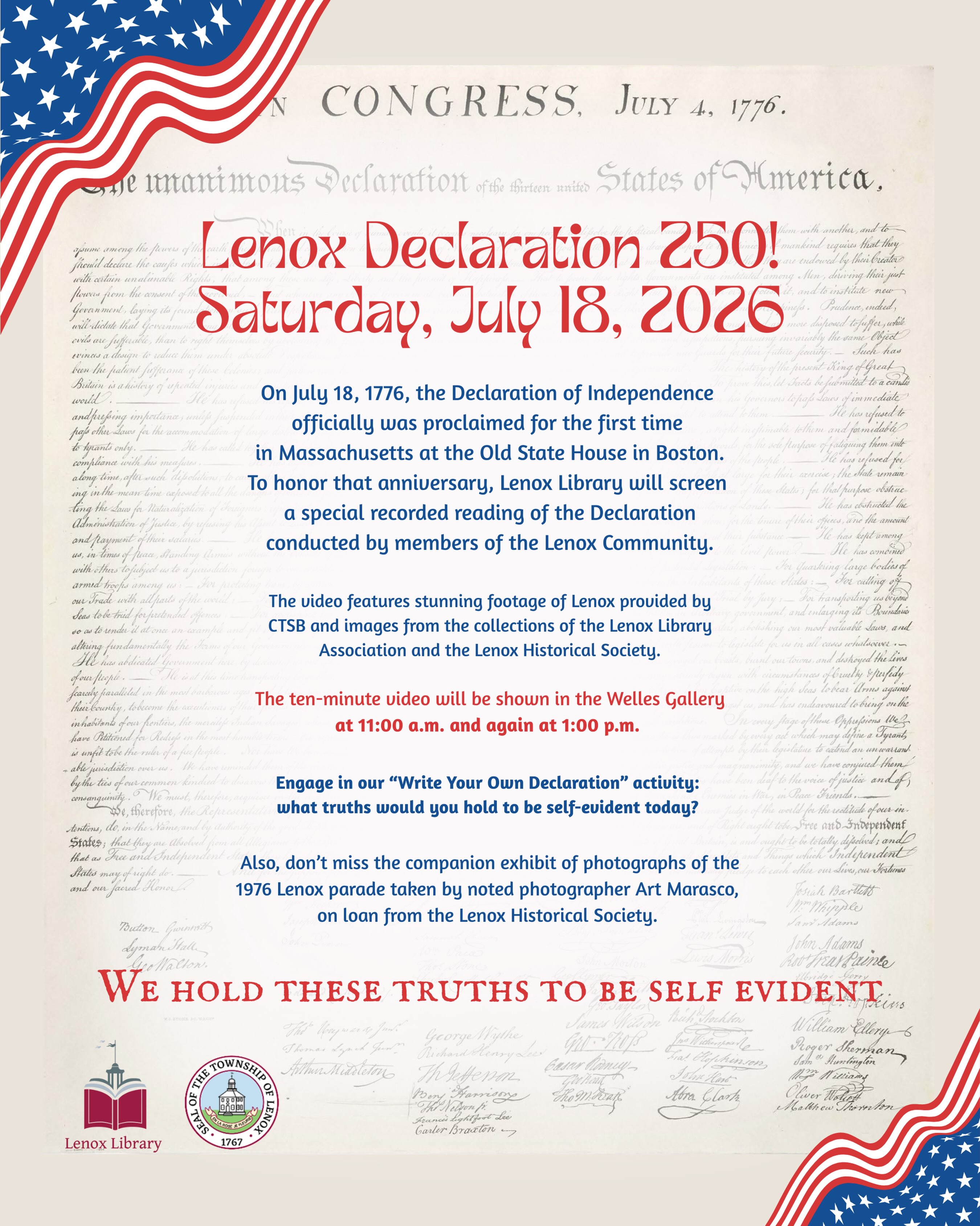Countdown to Saturday ❤️
#lovelenox #declaration250 #lenoxvoices