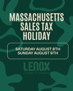 The Massachusetts Sales Tax Free Weekend is landing this weekend! Excellent opportunity to plan strategize and save!
#lenoxlove #opportunitystrikes